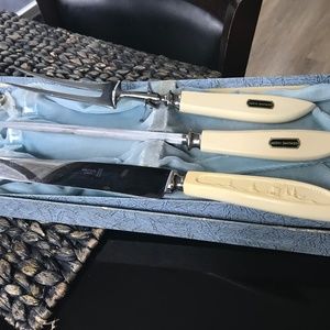 Rare Find Genuine Carved Ivory Handles Cutlery Set Germany